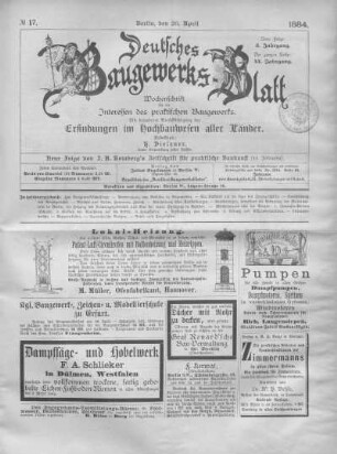 44. Jahrgang. No. 17.
