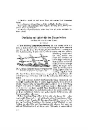 Vorschläge und Winke für den Flugmodellbau : (Fortsetzung)