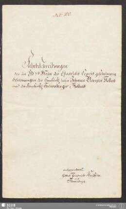Fahrbeschreibungen der in No 7te Woche des Quartals Crucis geschehenen Befahrungen des Churfürstl. tiefen Johann Georgen Stollns und des Churfürstl. Thelersberger Stollns - 17.6608 4.