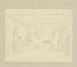 Ein Saal der Burg Alzenau