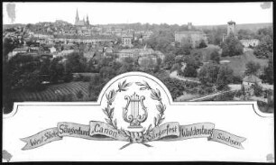 Waldenburg. Sängerfest in Waldenburg