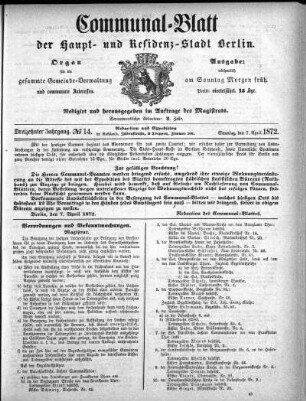 1872,14: No. 14, 7. April 1872
