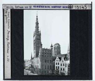 Danzig, Rechtstädtisches Rathaus : Ansicht von SO
