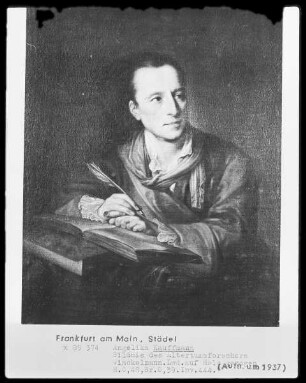 Bildnis des Altertumsforschers Winckelmann (1717-1768)