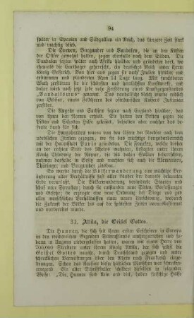 31. Attila, die Geißel Gottes