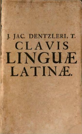 Clavis linguae latinae