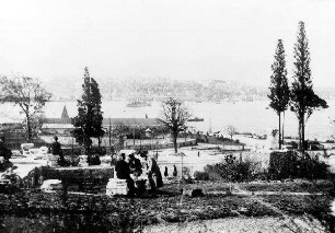 Konstantinopel: Blick vom Serail auf das "Goldene Horn"