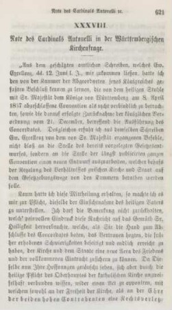 621-624 Note des Cardinals Antonelli in der württembergischen Kirchenfrage