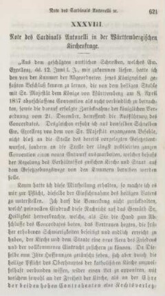 621-624 Note des Cardinals Antonelli in der württembergischen Kirchenfrage