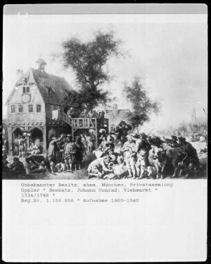 Genrebilder — Viehmarkt