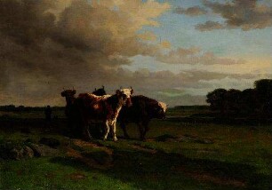 Kühe in holsteinischer Landschaft
