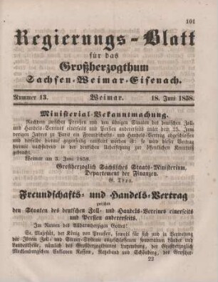 Nr. 13 : 18. Juni 1858