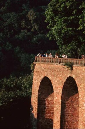 Deutschland. Baden Württemberg. Heidelberg. Heidelberger Schloss. Scheffel Terrasse