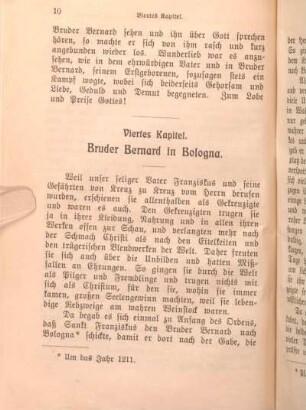 Viertes Kapitel. Bruder Bernard in Bologna.
