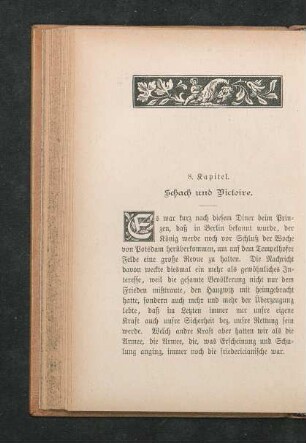 8. Kapitel. Schach und Victoire.