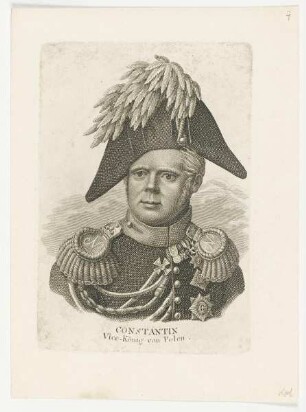 Bildnis des Constantin, Vice-König von Polen