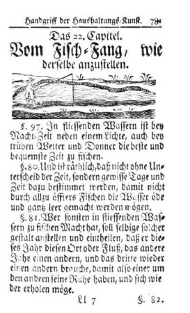 Das 22. Capitel. Vom Fisch-Fang, wie derselbe anzustellen.