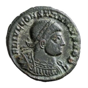 Münze, Follis, Aes 3, 330 - 333 n. Chr.