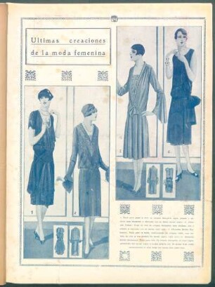 Últimas creaciones de la moda femenina