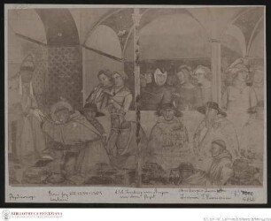 Der heilige Ludwig zu Füßen von Papst Bonifatius VIII.