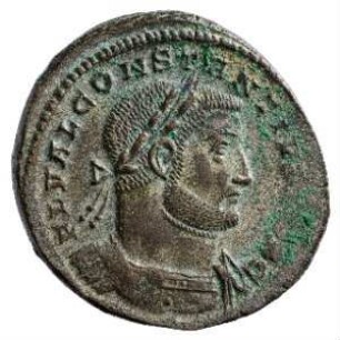 Münze, Follis, 300 - 301 n. Chr.