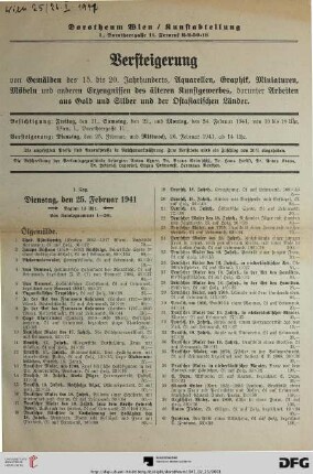 Ölgemälde (Nr. 1-112)