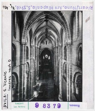 Avila: San Vicente, Inneres nach Osten