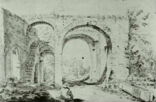 Inneres einer antiken Ruine