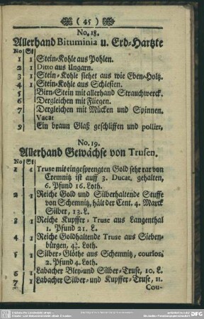 No. 19. Allerhand Gewächse von Trusen