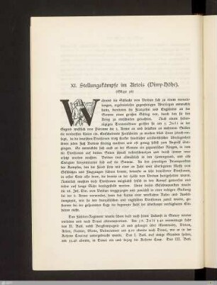 XI. Stellungskämpfe im Artois (Vimy-Höhe)