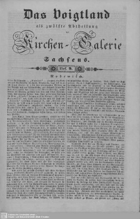 Rodewisch, Wohlbach : 9. Lieferung