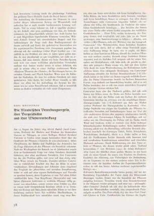 58-60 Die Mendelschen Vererbungsregeln, ihre Vorgeschichte und ihre Wiederentdeckung