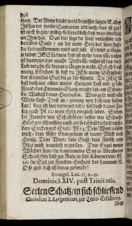 Evangel. Luc. 17, 11-19. Dominica XIV. post Trinitatis.