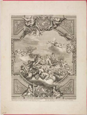 Apollon distribue des récompenses aux sciences et aux arts