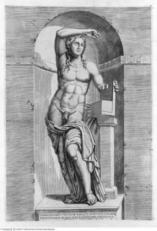 Speculum Romanae Magnificentiae, Rom, Apollstatue aus dem Palazzo Sassi