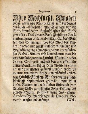 Benedict Schmidts JCti ... Programma, Erweis, Wie daß sich die Reichs-Historie Anno 843. mit dem Verdunischen Vertrag, Die Kayser-Historie Anno 964. mit Pabst Leone VIII. und Kayser Ottone I. anfange, Und so dann die Kayser und Reichs-Staats-Geschichte von der Historie von Teutschland behutsam zu unterscheiden : Mit welchem er seine Academische Winter-Vorlesungen ... ankündiget und eröffnet