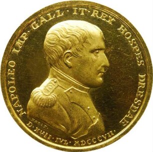 König Friedrich August I. - Besuch Kaiser Napoleons I. in Dresden