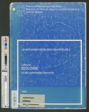 Lehrplan Biologie für die gymnasiale Oberstufe