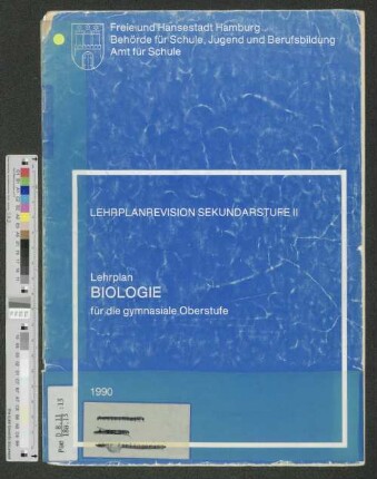 Lehrplan Biologie für die gymnasiale Oberstufe