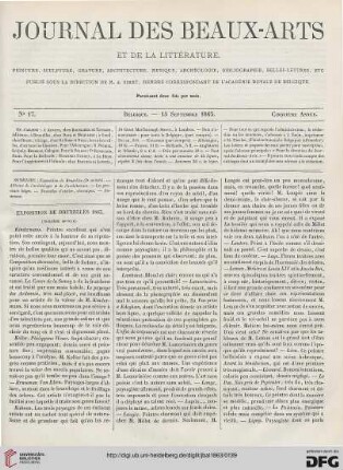 Nr. 17 (15 Septembre 1863)