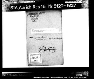 Die Befreiung des Tischlergesellen Hermann Eimers in Leer von der Wanderpflicht