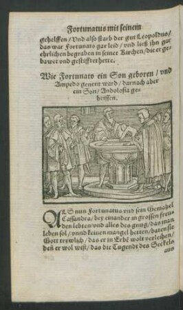 Wie Fortunato ein Son geboren/ und Ampedo genent ward/ darnach aber ein Son/ Andolosia geheissen.