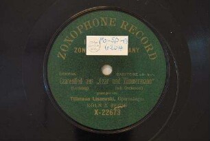 Czarenlied aus "Czar und Zimmermann" / (Lortzing)