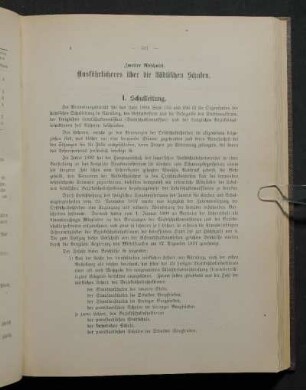 Zweiter Abschnitt. Ausführlicheres über die städtischen Schulen.
