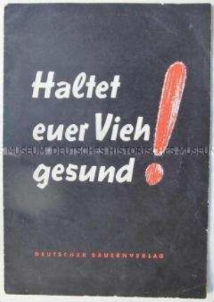 Werbeschrift zu den Neuerscheinungen des Deutschen Bauernverlages
