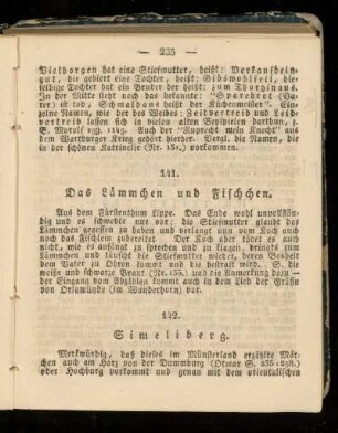 141. Das Laemmchen und Fischchen.
