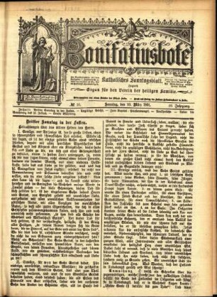 Erste Ausgabe vom Sonntag, den 10. März 1901.