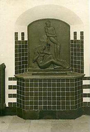 Fischer, Theodor; München - Westend, Bergmannstr.; Ledigenheim - Brunnen