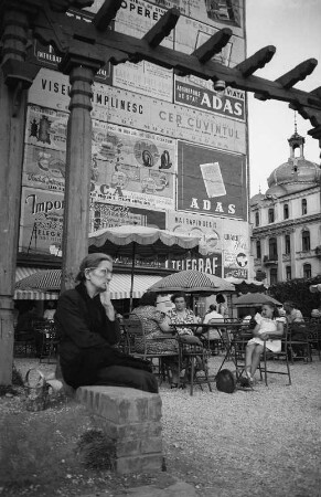 Reisefotos Rumänien. Straßencafé