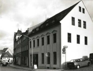 Mittweida, Weberstraße 21/23. Wohnhäuser mit Ladeneinbau